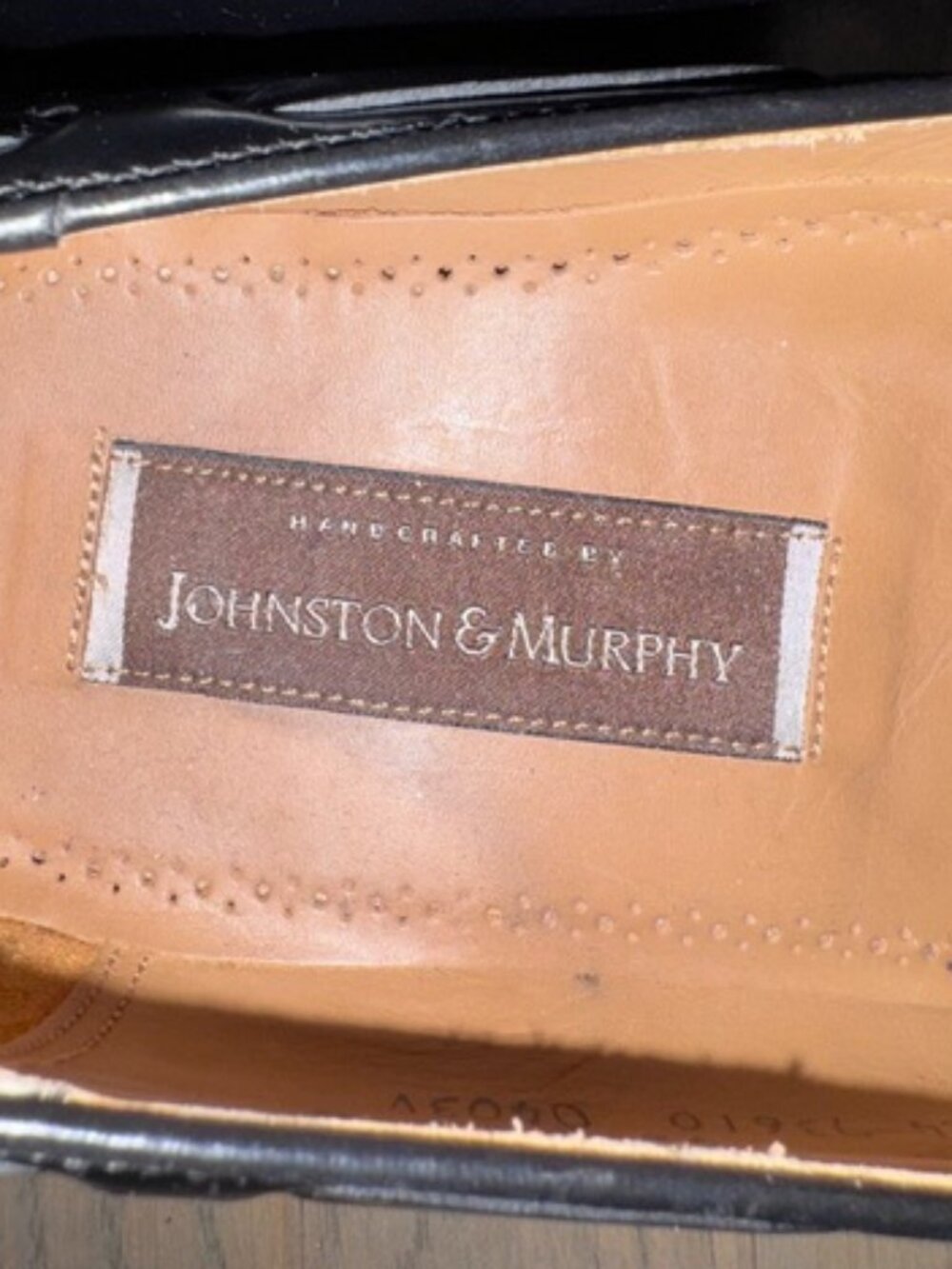 Johnston & Murphy Men's Black Leather Tassel Loafers, Size 11, Great Condition - Picture 5 of 9